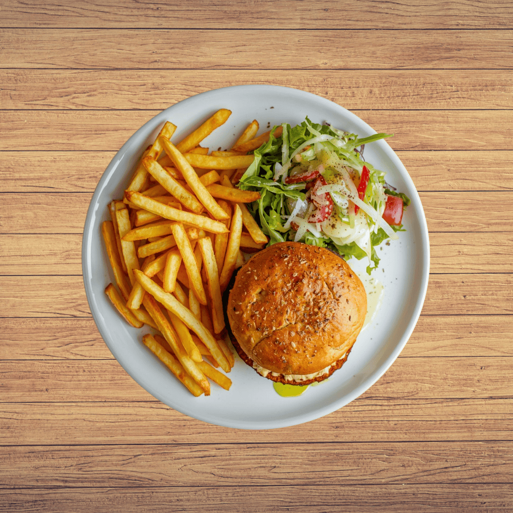 Kyllingburgertallerken